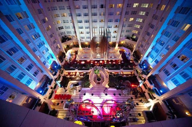 Atrium hotelu Hilton Prague