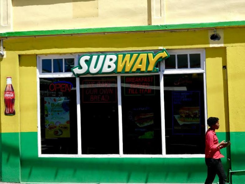 Pobočka Subway kdesi v latinské Americe