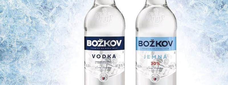 Božkov Vodka v novém hávu a s jemnější variantou