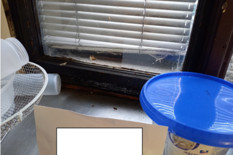 Foto č. 2 – špinavé okno v kuchyni
