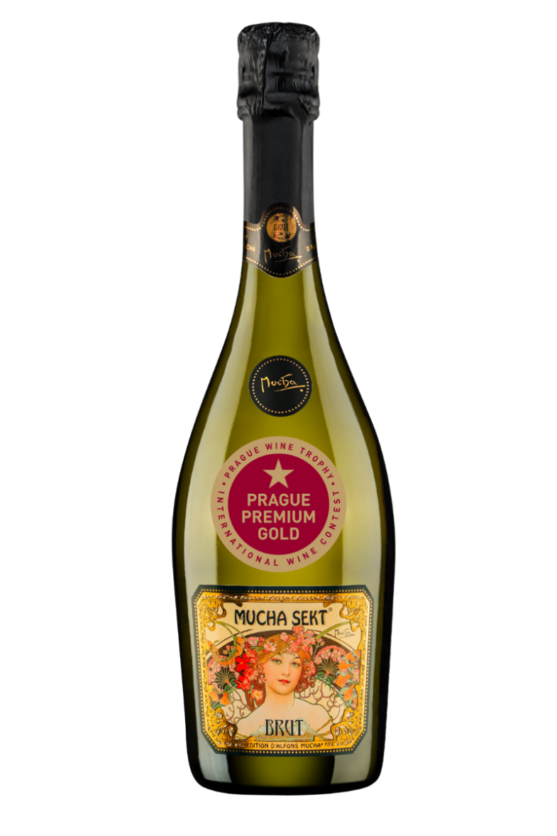 Prague Premium Gold pro Mucha sekt