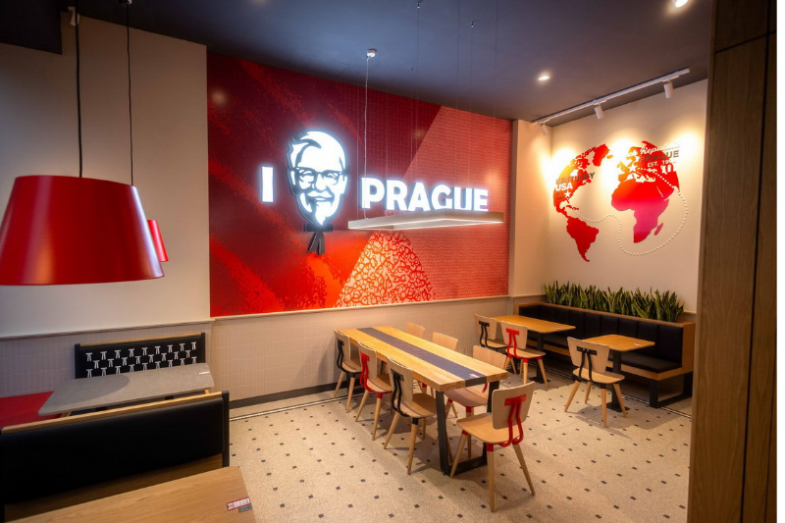 KFC dnes v Praze otevírá svoji "vlajkovou loď"